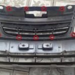 Как снять решетку радиатора на гранте?