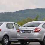 Lada Granta and Renault Logan compare