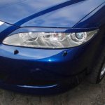 DIY eyelashes for headlights